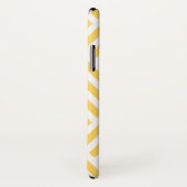 Trendy Goud Gele Monogram Pijl Diamant Patroon Case-Mate iPhone Case (Achterkant / rechts)