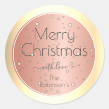 Trendy Goud Glanzende Effect Elegante Kerstmisstij