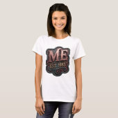 Trendy Goud ME EST 1983 Design T-shirt (Voorkant volledig)