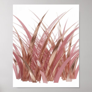 Trendy Goud METALLIC GRAS Citaat Design Poster
