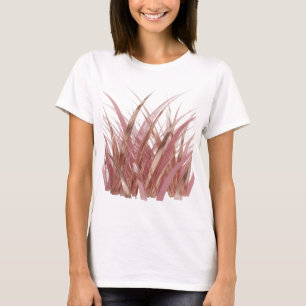 Trendy Goud METALLIC GRAS Citaat Design T-shirt