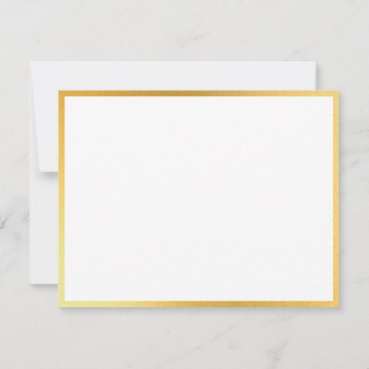 Trendy Goud Wit Sjabloon Elegant Modern Design (Achterkant)