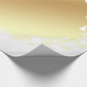 Trendy gouden look licht en schaduw elegant ontwer cadeaupapier (Hoek)