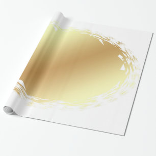 Trendy gouden look licht en schaduw elegant ontwer cadeaupapier