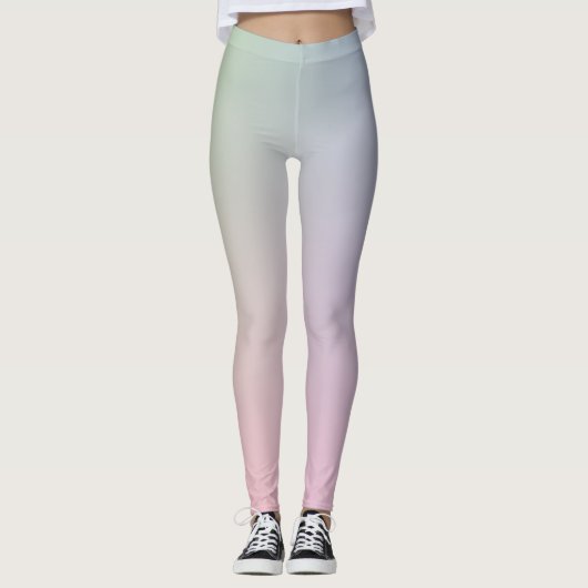 Trendy Gradiënt Broek Leggings (Voorkant)