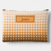 Trendy Gradient Polka Dots Aangepaste naam Etui (Voorkant)