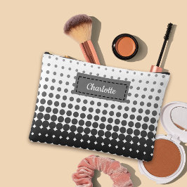 Trendy Gradient Polka Dots Aangepaste naam Etui