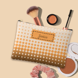 Trendy Gradient Polka Dots Aangepaste naam Etui