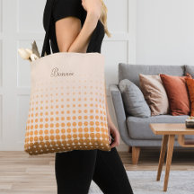 Trendy Gradient Polka Dots Aangepaste naam