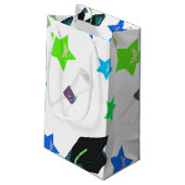 Trendy Graduation Cap en Sterren Klein Cadeauzakje (Achterkant Gekanteld)