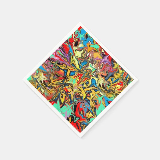 Trendy graffiti kinderfeestje servet (Hoek)