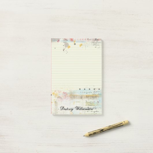 Trendy Graffiti Note Paper High School (Op bureau)