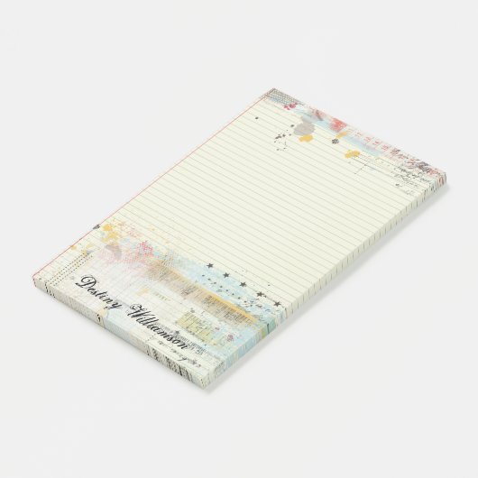 Trendy Graffiti Note Paper High School (Schuin)