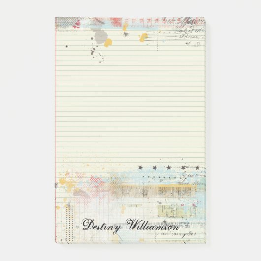 Trendy Graffiti Note Paper High School (Voorkant)