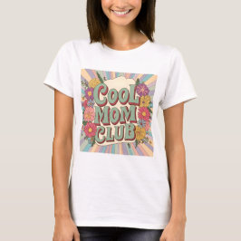 Trendy grafisch T-shirt voor stijlvolle moeders