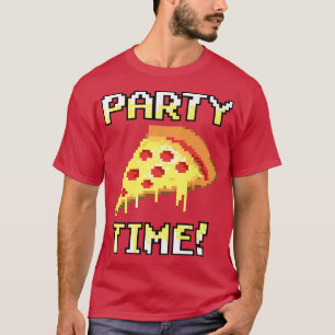Trendy Grafische Pielated Pizza Party Time 3308563 T-shirt