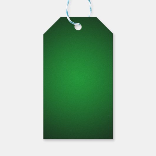 Trendy Grainy Green-Black Vignette Cadeaulabel (Voorkant)