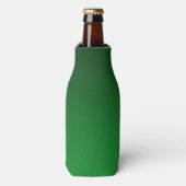 Trendy Grainy Green-Black Vignette Flesjeskoeler (Fles Voorkant)