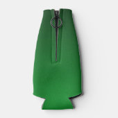 Trendy Grainy Green-Black Vignette Flesjeskoeler (Achterkant)