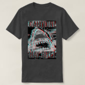 Trendy Graphic Shark Attack Attack Attack Attack T-shirt (Design voorkant)
