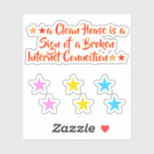 Trendy grapjurk zeggen (internet citaat) Funny Mem Sticker (Vel)