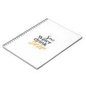 Trendy, grappig, stadsontwerp Save Water Drink Bee Notitieboek (Linkerzijde)