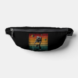 Trendy Grappige Astronaut Vintage Ruimte Planeet Heuptasje