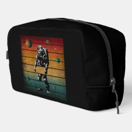 Trendy Grappige Astronaut Vintage Ruimte Planeet Toilettasje