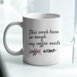 Trendy grappige moderne typografie koffiemok<br><div class="desc">Trendy grappige moderne typografie Koffie Mok</div>