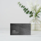 Trendy Gray Chalkboard Attractive Visitekaartje (Staand voorkant)