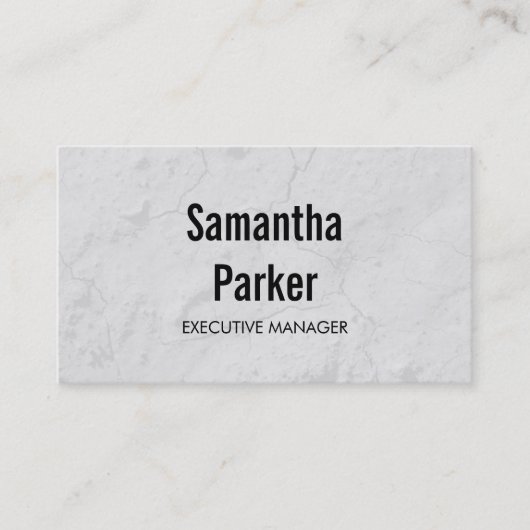 Trendy Gray Contemmodern Executive Manager Visitekaartje (Voorkant)