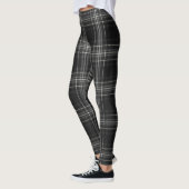 Trendy Gray Flannel - Tartan Pset Mode Leggings (Links)