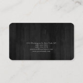 Trendy Gray Gold Blue Plain Creative Modern Visitekaartje (Achterkant)