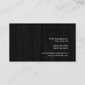 Trendy Gray Modern Attractive Visitekaartje (Achterkant)