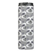 Trendy Gray Sloths Doodle Thermosbeker (Achterkant)