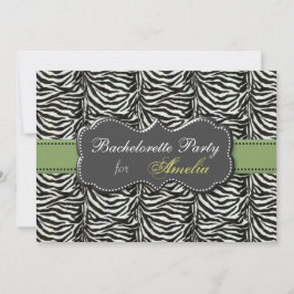 trendy green Bachelorette Party Kaart