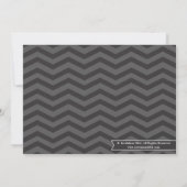 Trendy Green Chalkboard Typography Afstuderen Kaart (Achterkant)