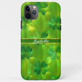 Trendy Green Clover 4 Lijsten Collectie Case-Mate iPhone Case (Achterkant)