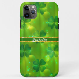 Trendy Green Clover 4 Lijsten Collectie Case-Mate iPhone Case