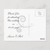 trendy green Dankjewel Kaarten (Achterkant)