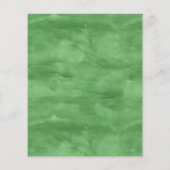 Trendy Green Dog Silhouette Dog Walker Flyer (Achterkant)