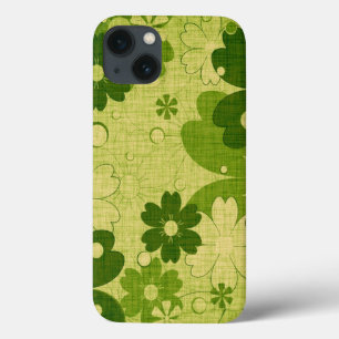 Trendy Green Flower Case-Mate iPhone Case