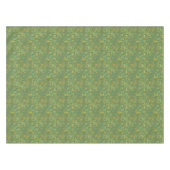 Trendy Green Gold Leaf Herfst Autumn Pattern Tafelkleed (Voorkant (Horizontaal))