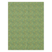 Trendy Green Gold Leaf Herfst Autumn Pattern Tafelkleed (Voorkant)