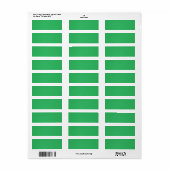 Trendy Green Grainy Background Etiket (Full Sheet)