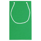 Trendy Green Grainy Background Klein Cadeauzakje (Achterkant)