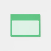 Trendy Green Grainy Background Post-it® Notes (Voorkant)