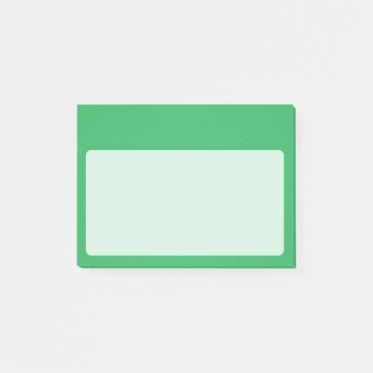 Trendy Green Grainy Background Post-it® Notes (Voorkant)