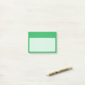 Trendy Green Grainy Background Post-it® Notes (Op bureau)