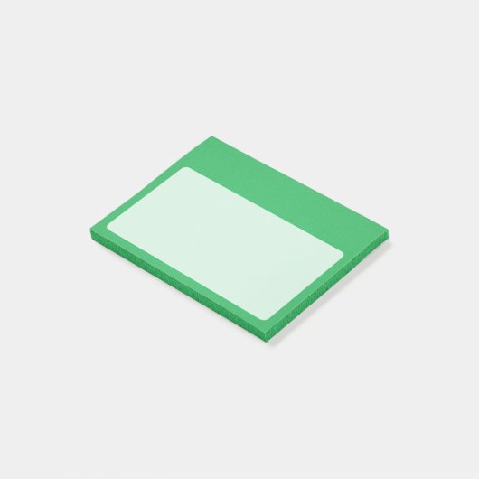 Trendy Green Grainy Background Post-it® Notes (Schuin)
